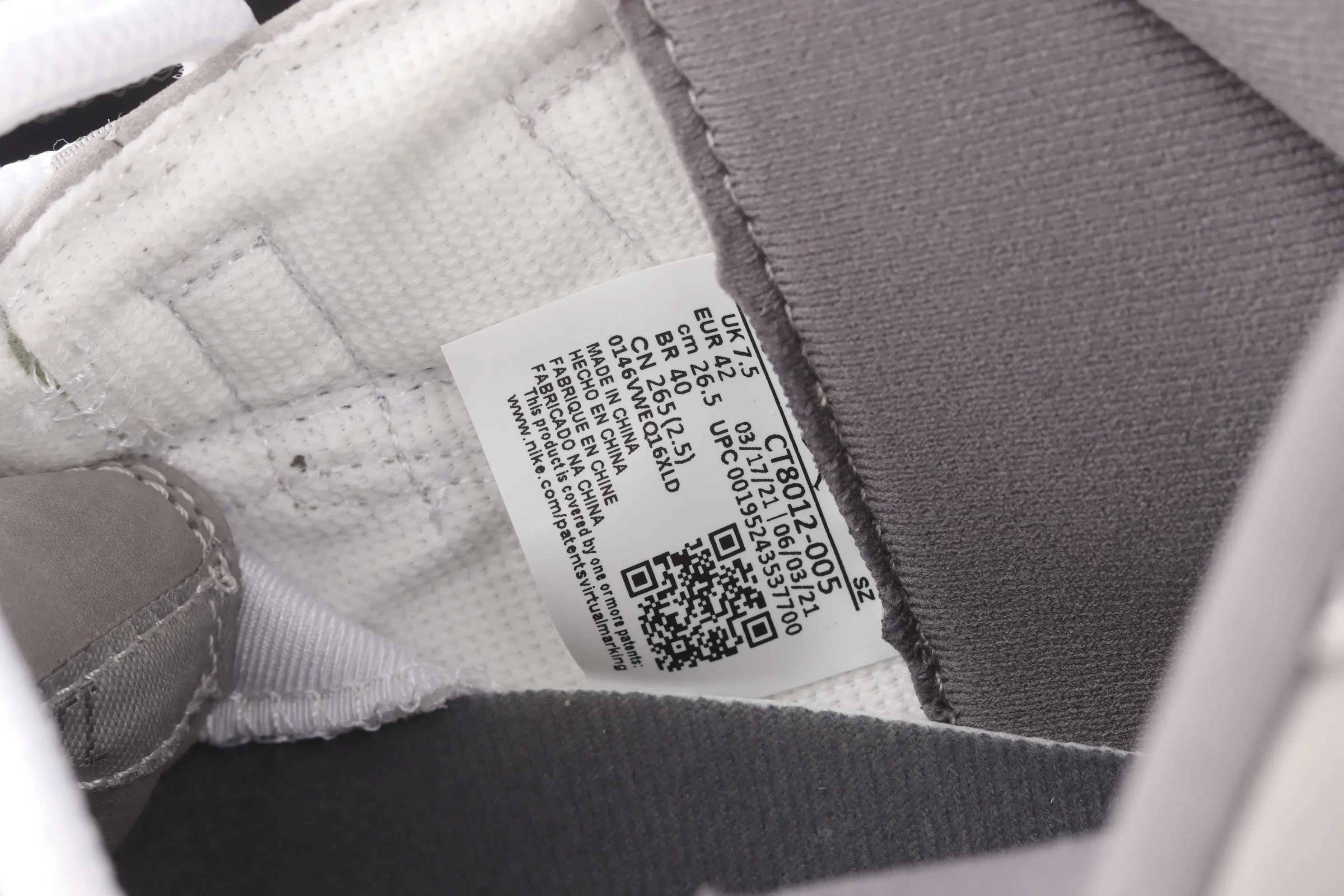 All categories Air Jordan Jordan series basketball shoes Air Jordan 11 L version Air Jordan 11 Retro "Cool Grey" AJ11 Joe 11 new cool gray CT8012-005